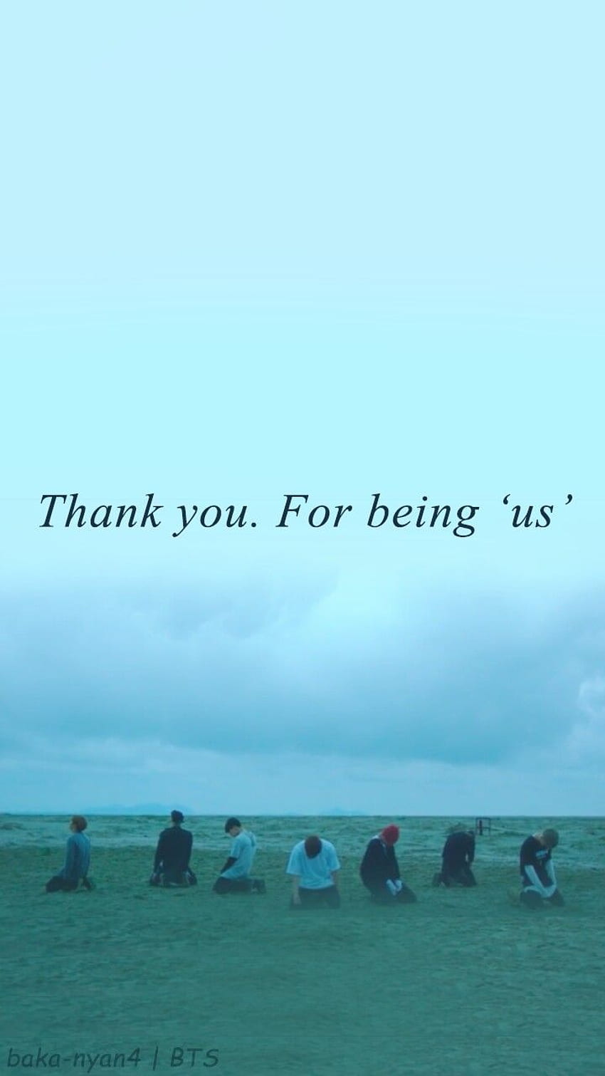 BTS Save Me “Thank you. 'uri'ga dwae jwoseo” “Thank you, BTS SaveMe HD phone wallpaper