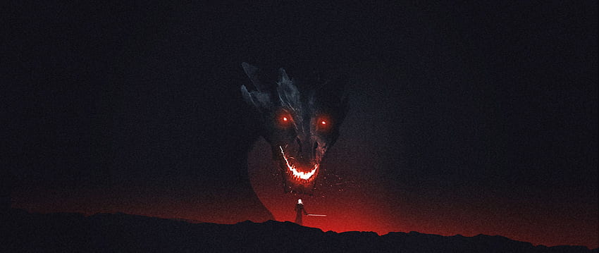 Dragon Игра на тронове Резолюция на произведение на изкуството , Художник , , и фон, 2560 X 1080 Дракон HD тапет