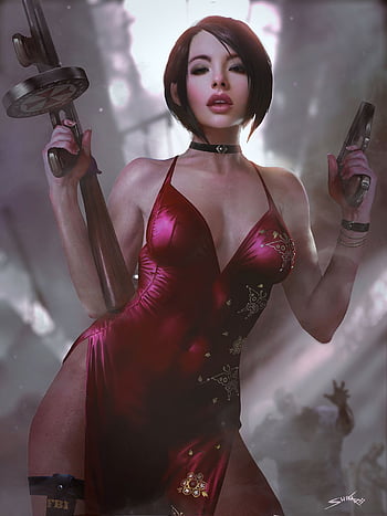 Download Ada Wong in Resident Evil 2 Remake Wallpaper