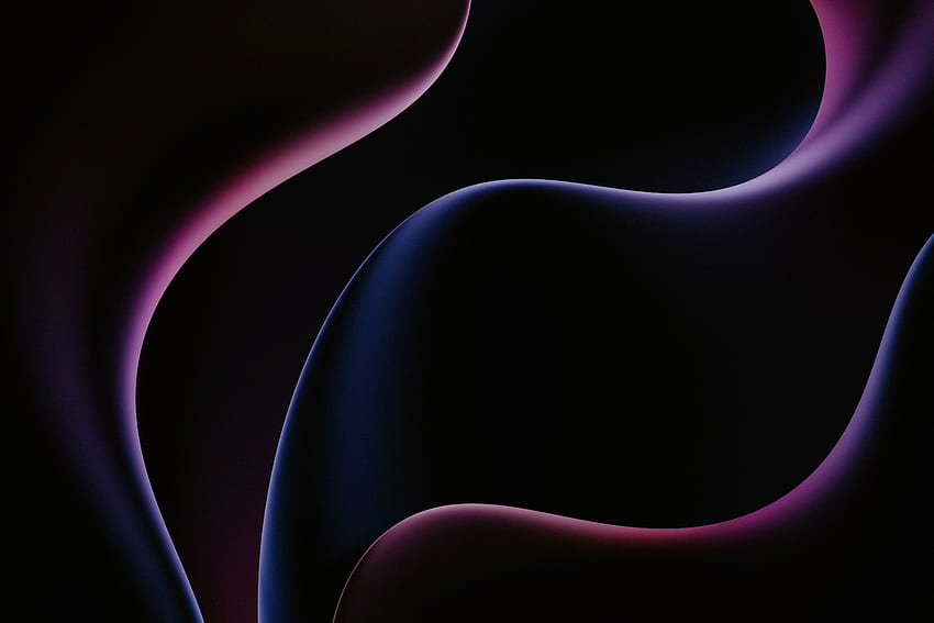 Dark waves, abstraction, art HD wallpaper