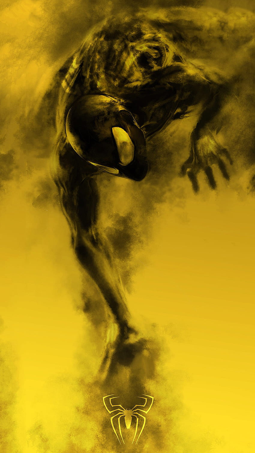 Spiderman for iPhone, Spiderman Yellow HD phone wallpaper