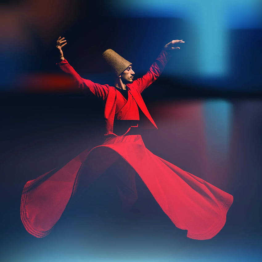 Въртящи се дервиши, суфийски танц HD тапет за телефон
