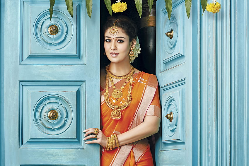 Nayanthara, southindian, actress, tamil HD wallpaper