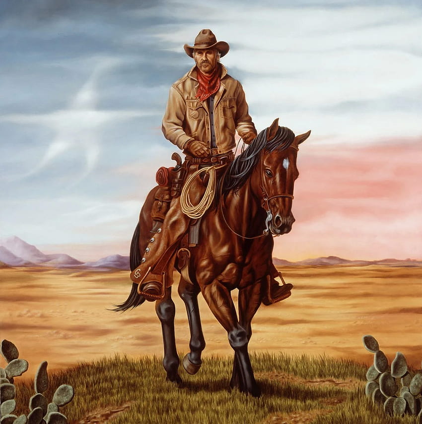 Western Cowboy HD phone wallpaper