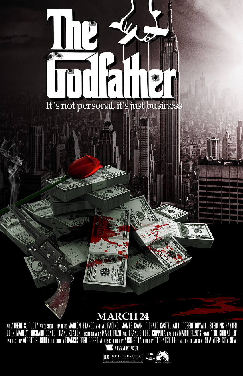ゴッドファーザー、ゴッドファーザー映画のポスター HD電話の壁紙