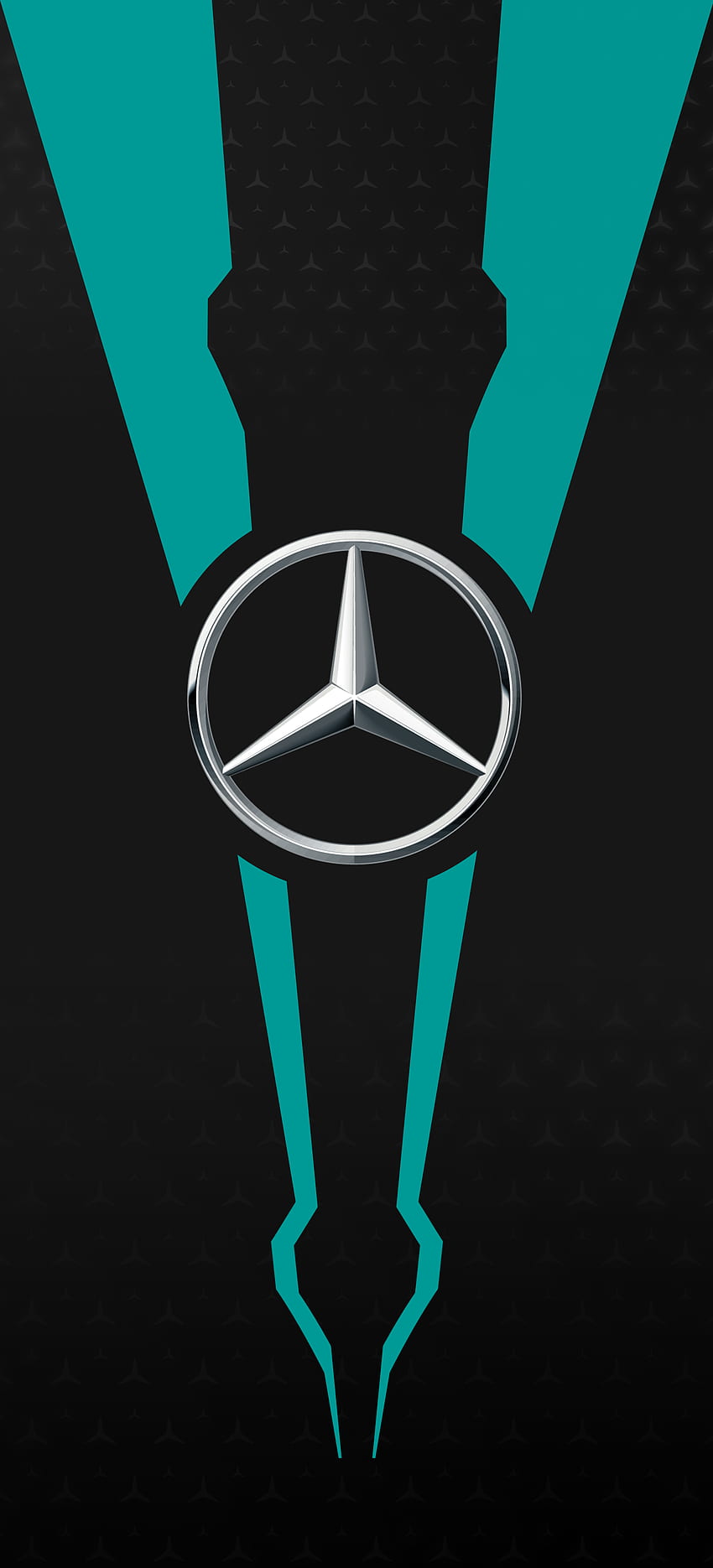 Mercedes mobile, también tengo variaciones para cada equipo: F1Porn, Mercedes Emblem fondo de pantalla del teléfono