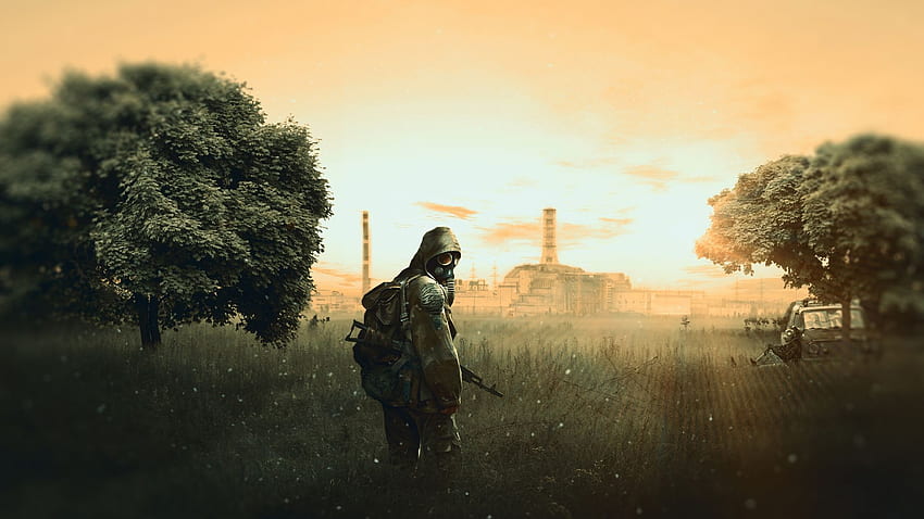 the last days, stalker, area, pripyat, art Full Background. Background , Stalker, Game background HD wallpaper