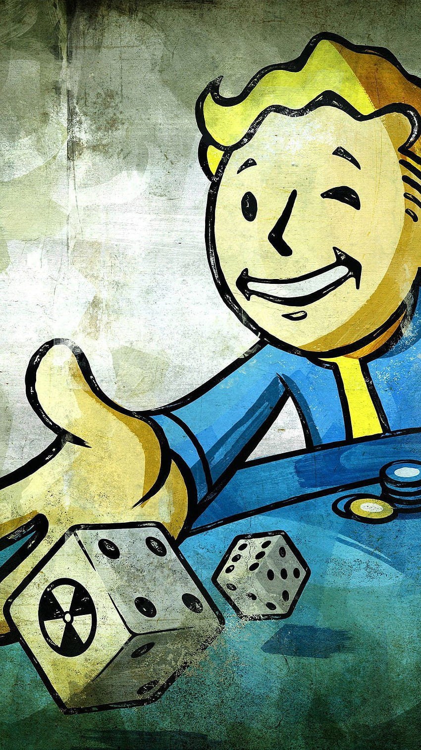 Fallout móvil de Vault Boy fondo de pantalla del teléfono