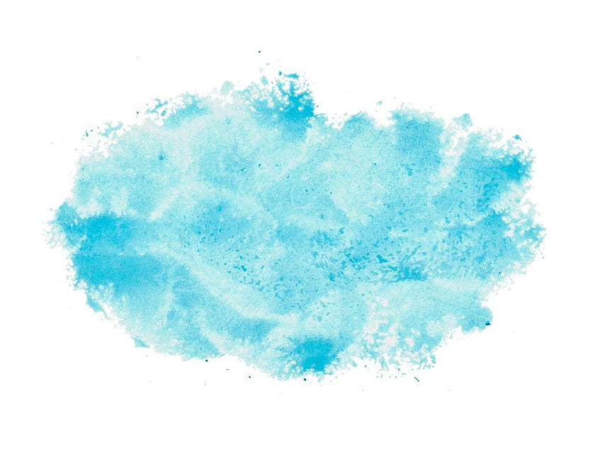 Latar Belakang Percikan Cat Air Biru Muda (JPG) Wallpaper HD