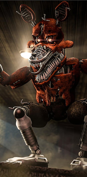 Withered Foxy e Nightmare Foxy Referência SFM papel de parede HD