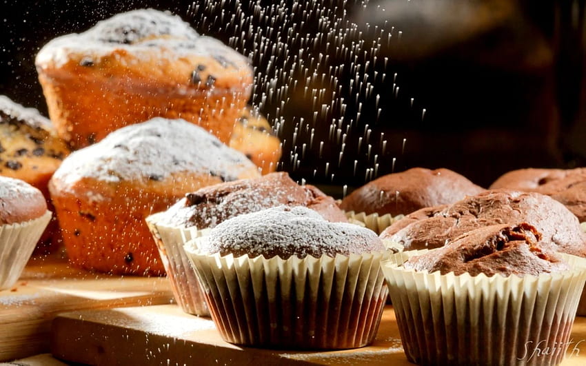 Cupcakes Icing Sugar Baking, Bakery HD wallpaper