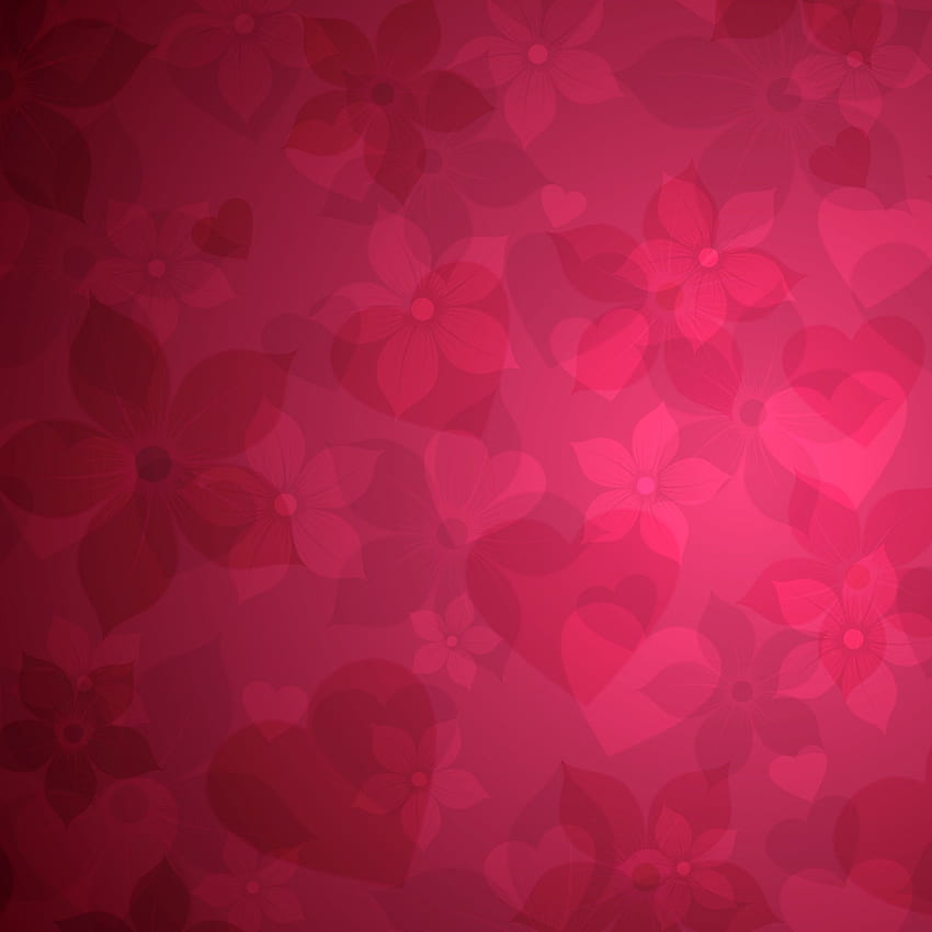iPad Air - Red Floral Texture Background -, Red and Pink HD phone wallpaper