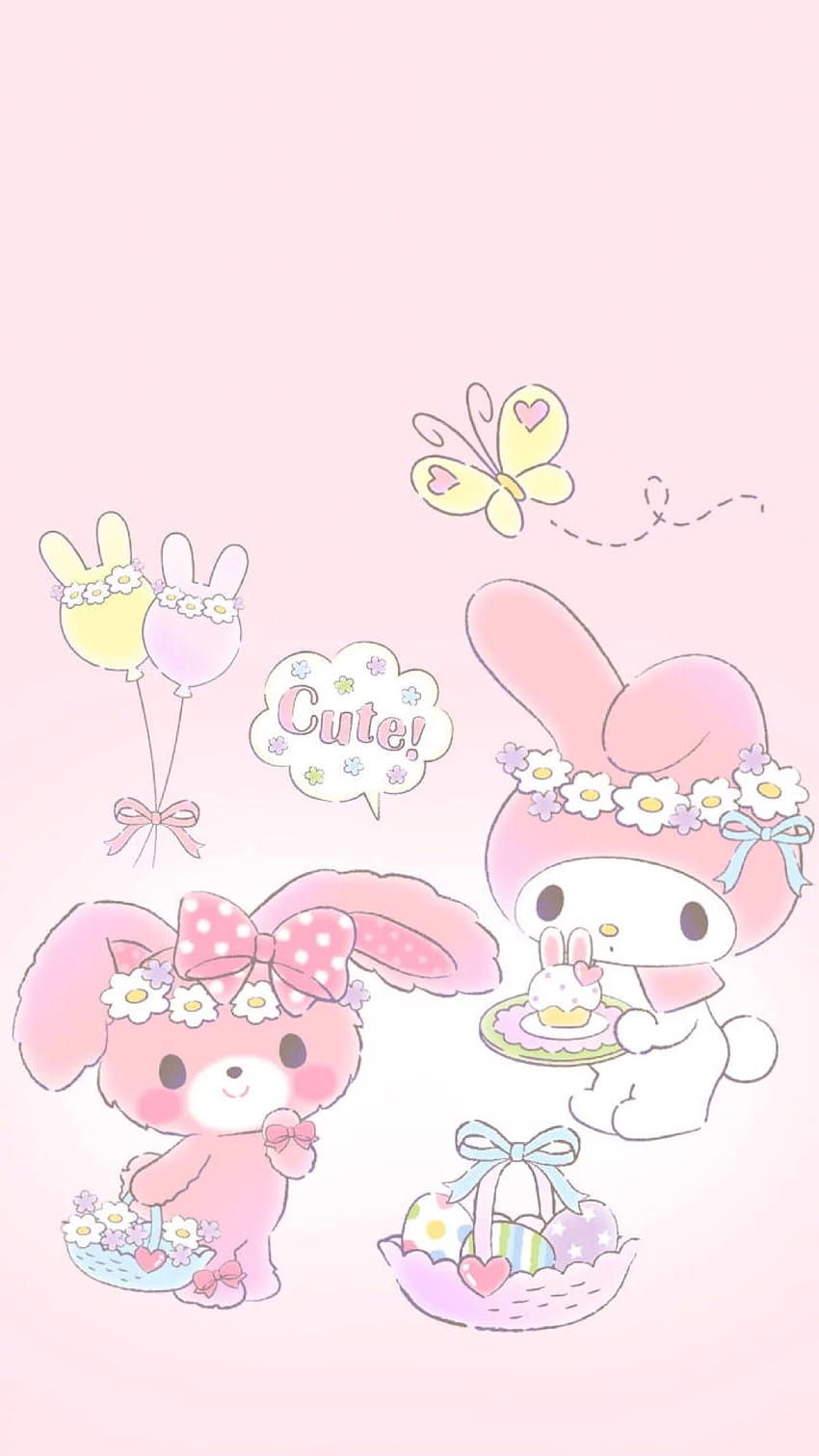 My Melody. My Melody. Sanrio, and Hello kitty HD phone wallpaper