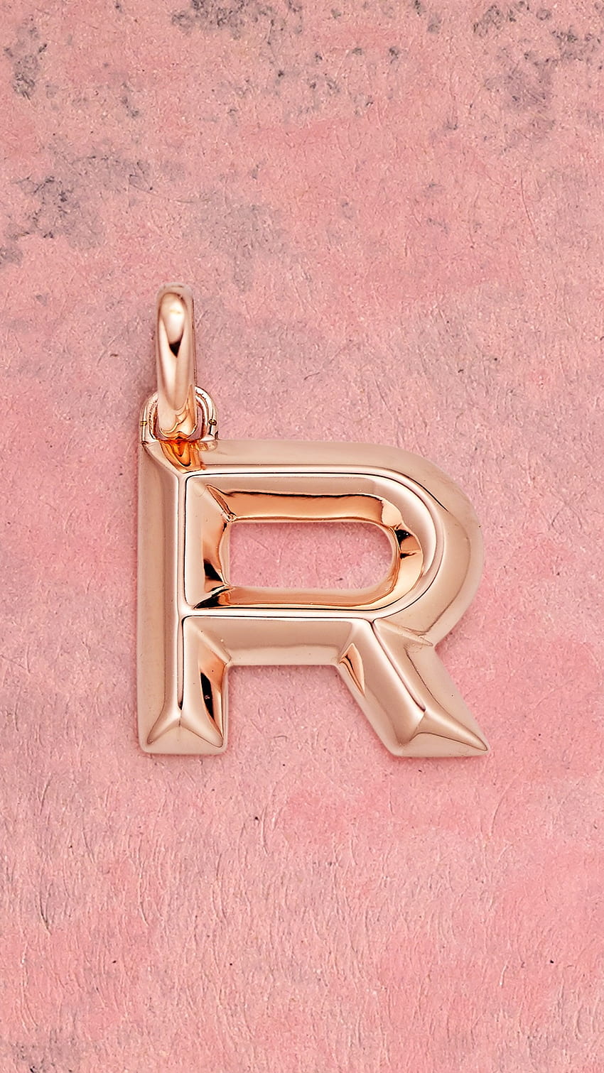 R Letter, pink background HD phone wallpaper
