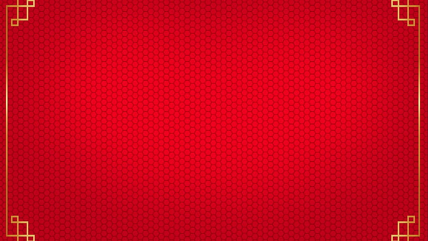 Rote chinesische Designs 19 von 20 mit Wabenmuster - HD-Hintergrundbild
