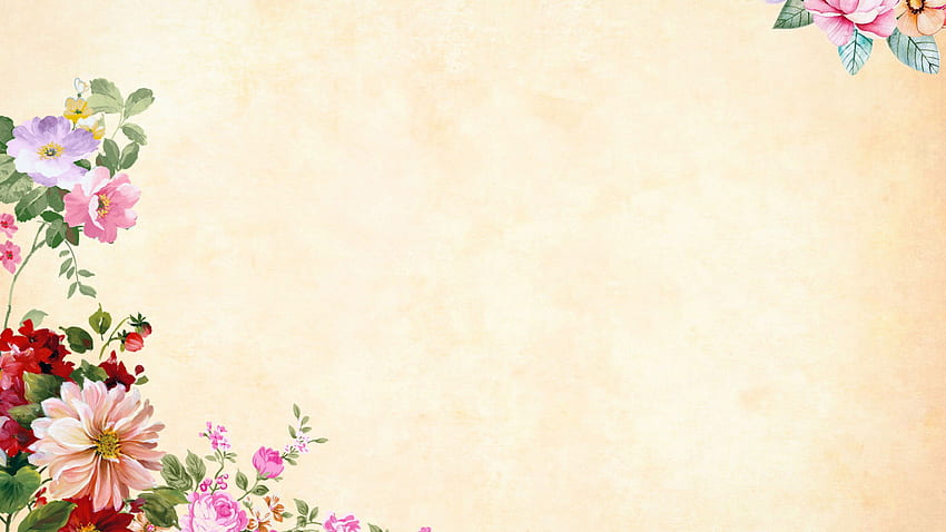 Klasik çiçek , arka plan, suluboya, çiçek, sınır, bahçe • For You For & Mobile HD duvar kağıdı