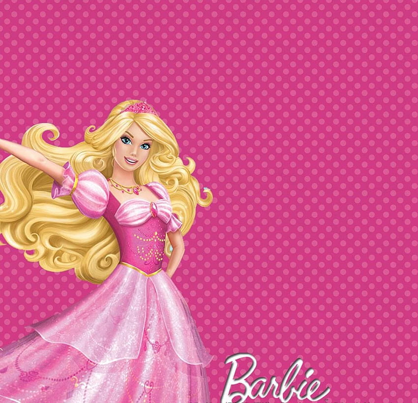 Rosa Barbie fondo de pantalla