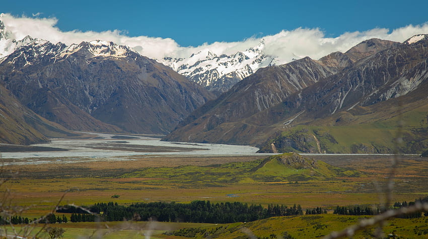 Mount Sunday New Zealand Location of Edoras (Lord of the Rings) [OC] [] HD wallpaper