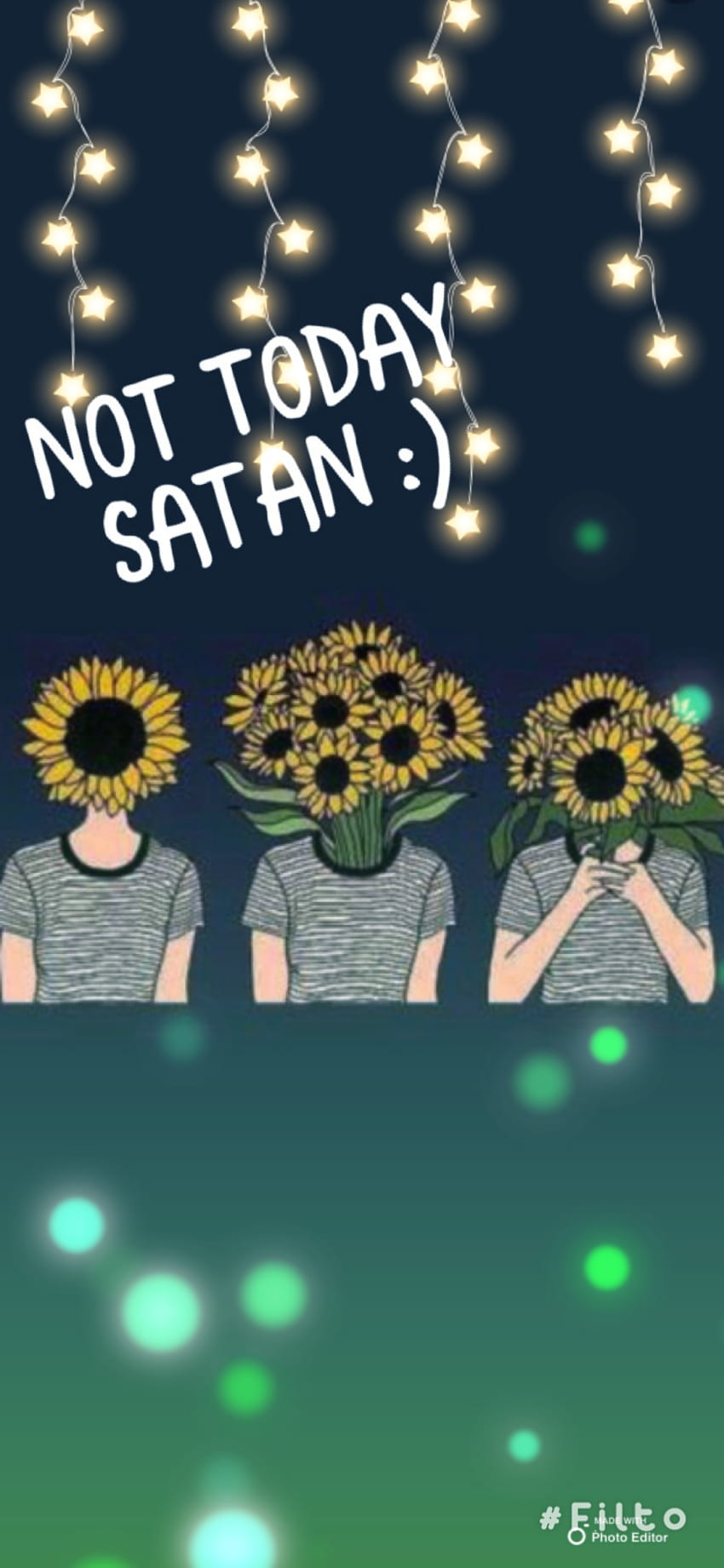 Not today satan . , , Poster HD phone wallpaper
