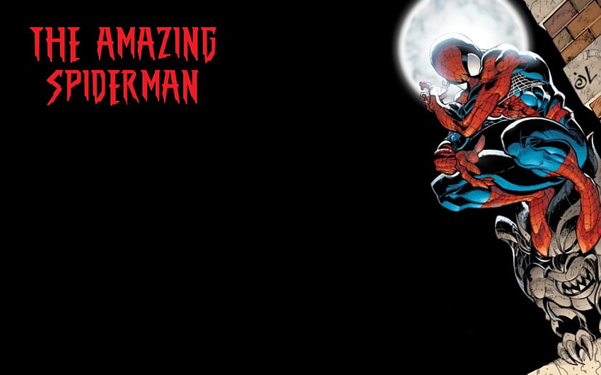 Niesamowity Spiderman, Marvel, Spiderman, Superbohaterowie, Komiksy Tapeta HD