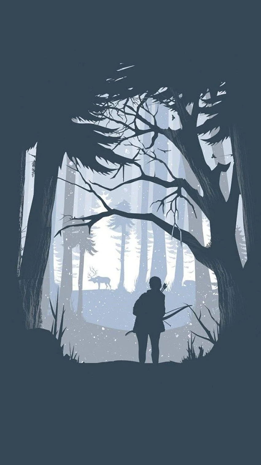 Plakat The Last of Us — []. Najmłodszy z nas, ostatni z nas, minimalistyczny Tapeta na telefon HD