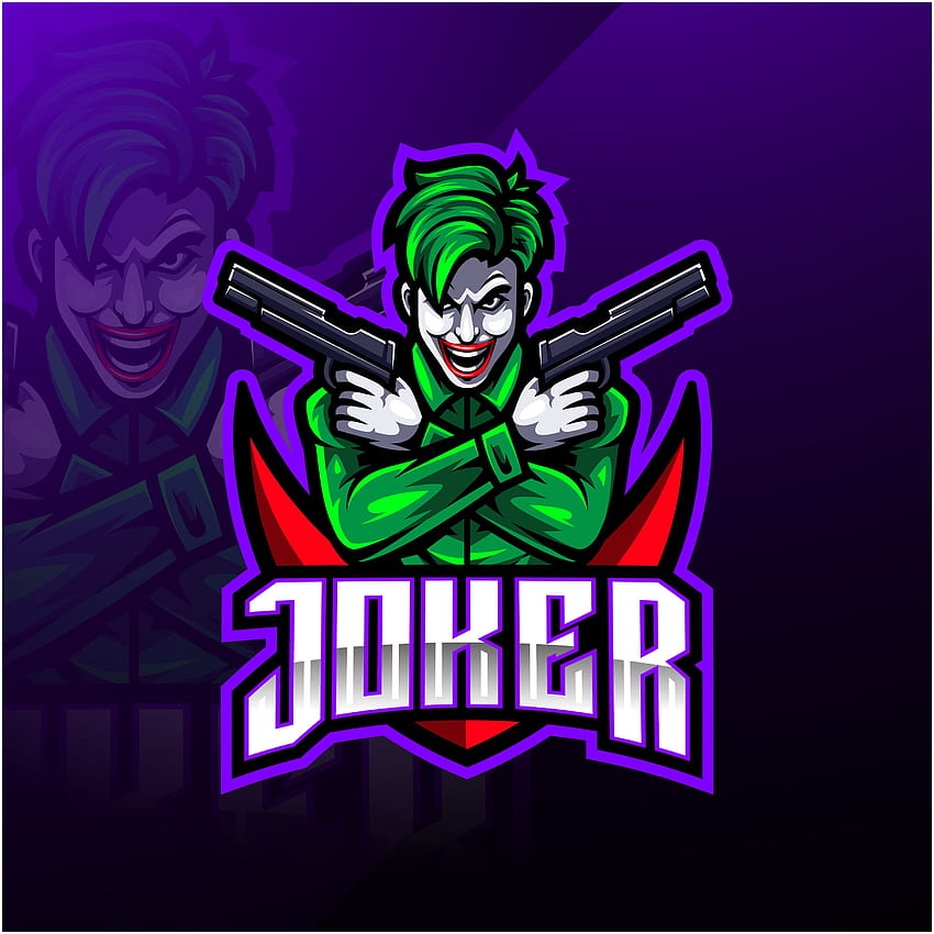 Pegatinas de vinilo impermeables para portátiles Joker esport mascot. Etsy en 2020. logo design, Game logo design, Logo design art, Pubg Joker fondo de pantalla del teléfono