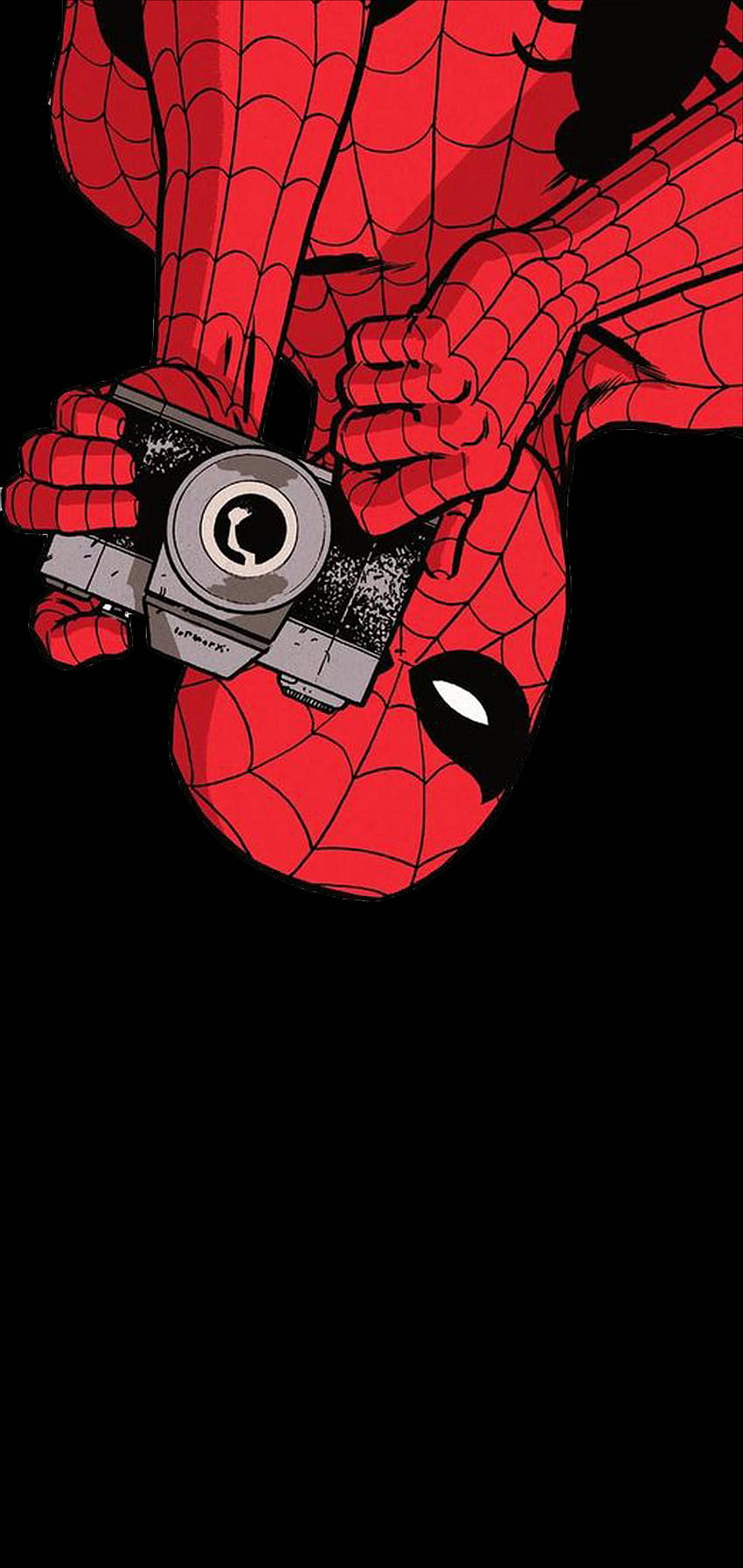Spider Man AMOLED Kamera Galaxy S10 Lubang Punch, Spiderman Amoled wallpaper ponsel HD