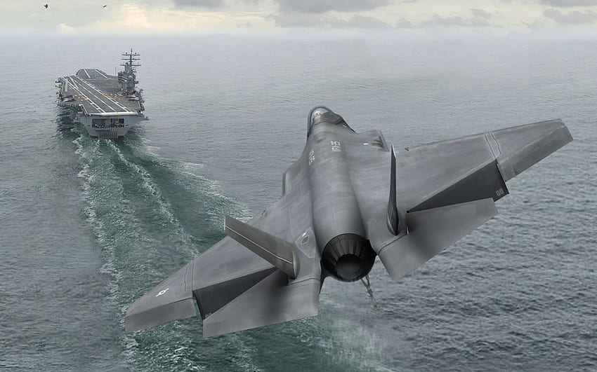 Lockheed Martin F-35 боен самолет, f-35, изтребител, самолет, локхийд, мартин HD тапет