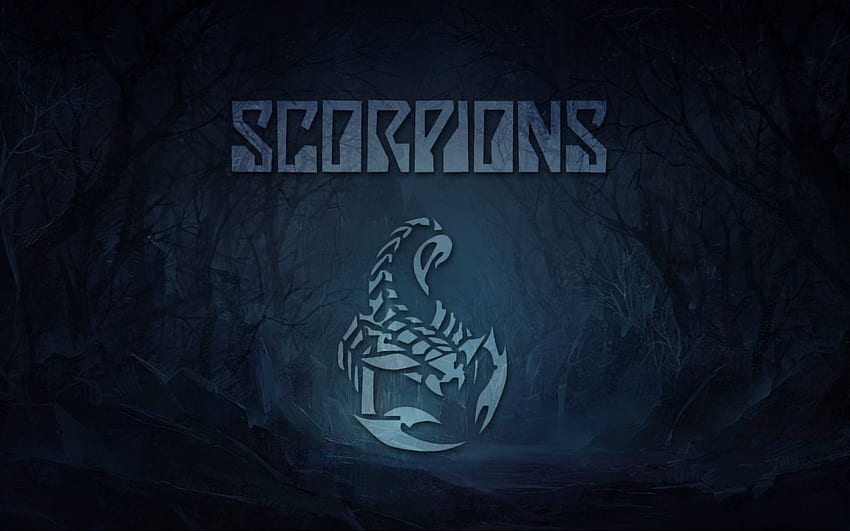 Logotipo de la banda de escorpiones fondo de pantalla