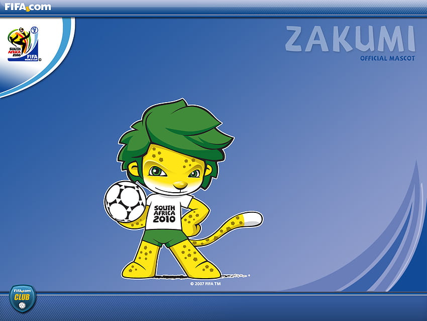 ZAKUMI SOCCER MASCOT 2010, mascot, south africa, soccer, zakumi, 2010 HD wallpaper