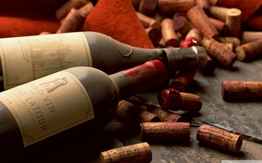 Wine Bottle, Wine Cork HD wallpaper