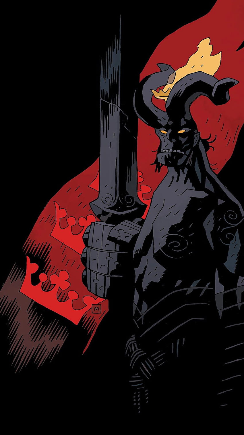 Hellboy Comics HD phone wallpaper