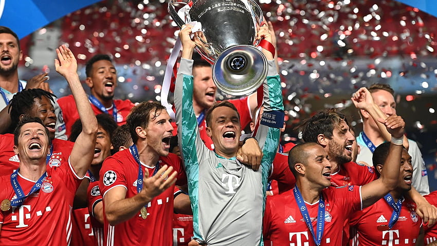 FC Bayern Munich Liga Champions UEFA 2020, Skuad Bayern Munich Wallpaper HD
