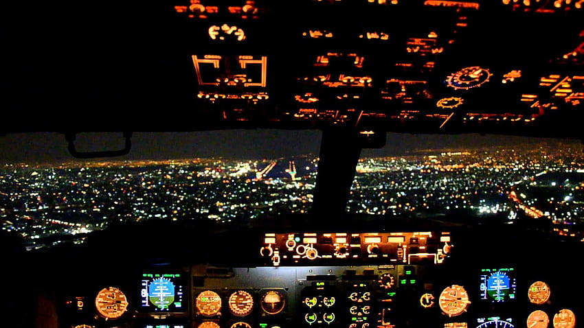 Poste de pilotage d'avion. Airbus a380 Fond d'écran HD
