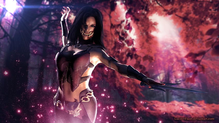 Mileena Mortal Kombat X HD-Hintergrundbild
