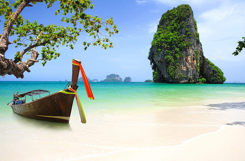 Playa de Phuket, mar de Tailandia fondo de pantalla