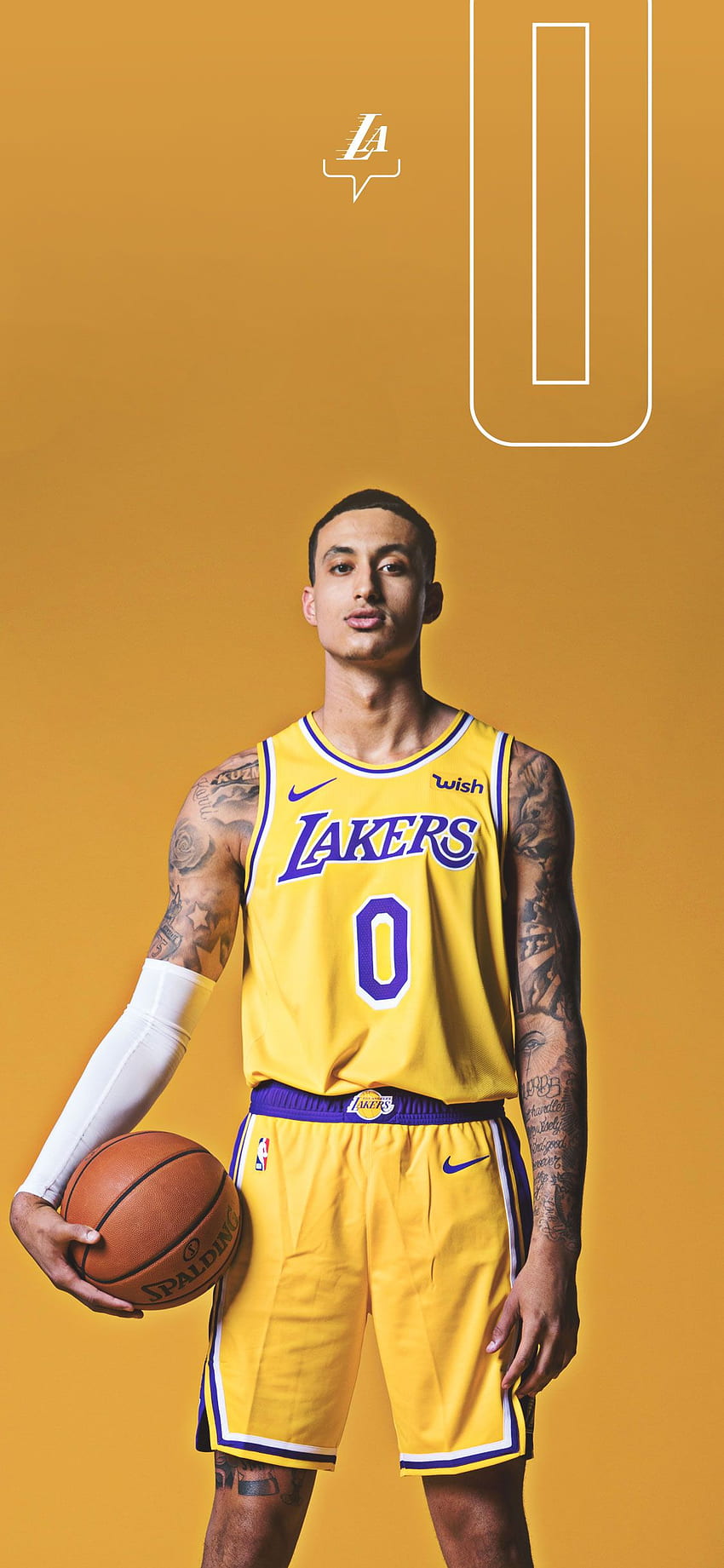 Kyle Kuzma, Lonzo Ball Lakers wallpaper ponsel HD