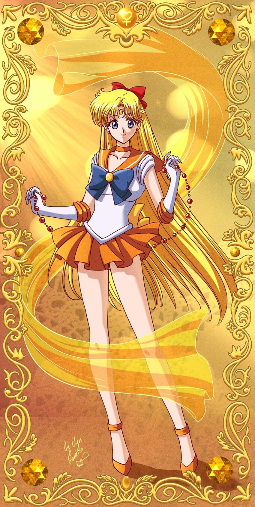 HD wallpaper Sailor Moon Sailor Moon Crystal Sailor Venus  Wallpaper  Flare