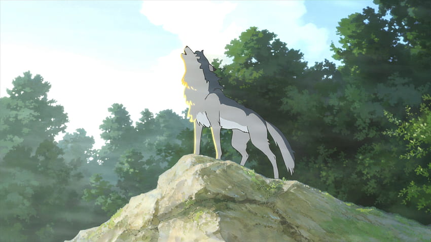 Ame the Wolf howls - The Wolf Children Ame & Yuki HD wallpaper