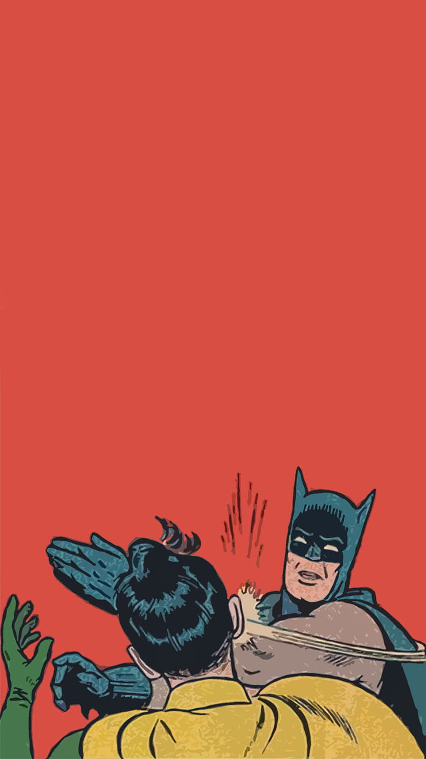 Batman uderzający Robina: I Tapeta na telefon HD