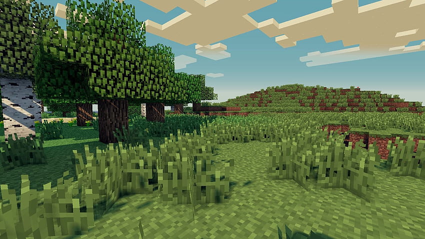 Minecraft Scenery, Minecraft Plains HD wallpaper