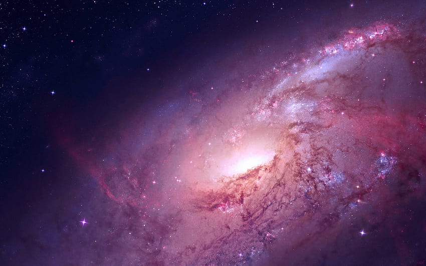 Super Galaxy, Pink Universe HD wallpaper