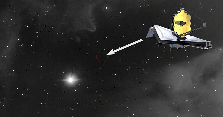 Un fotógrafo captura el telescopio espacial James Webb volando a través de la nebulosa. petapixel fondo de pantalla