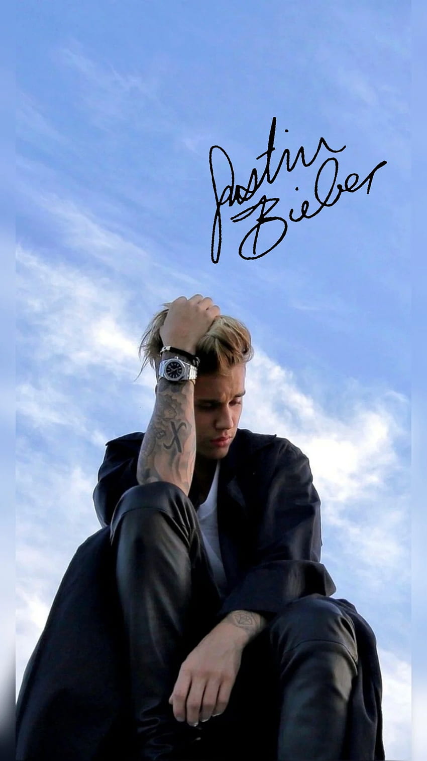 Singer Justin Bieber Writing 4K Ultra HD Mobile Wallpaper