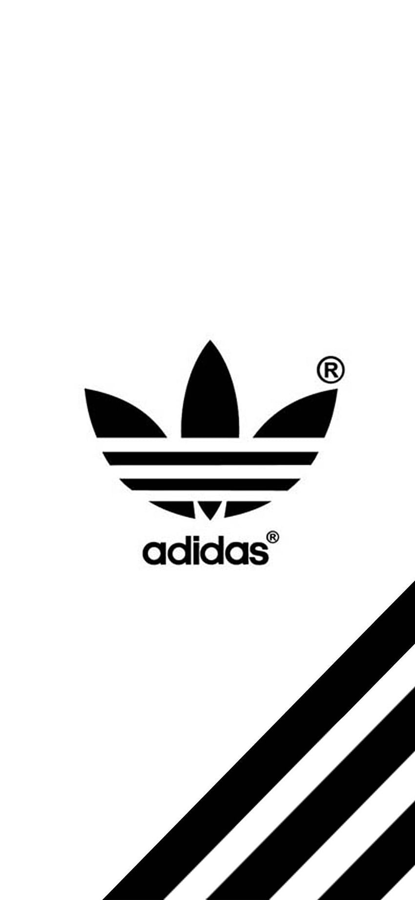 Adidas iPhone: najlepsze tło Adidas 45, czarny Adidas Tapeta na telefon HD
