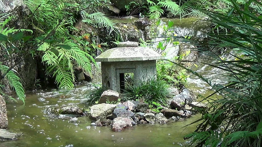 Natural Water Sounds Japanese Garden Meditation Relaxation , relaxing HD wallpaper