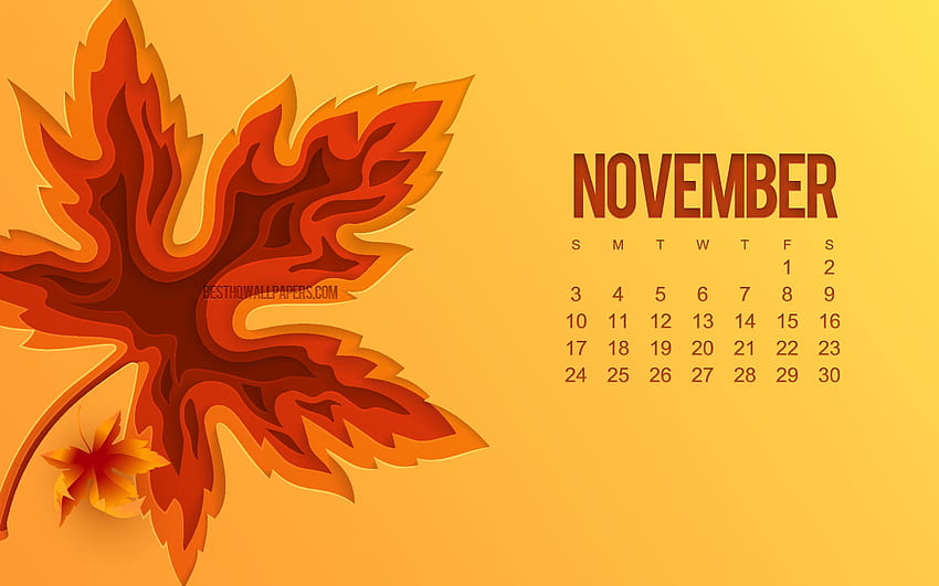 2021 November Calendar  black lines autumn background November 2021  Calendar HD wallpaper  Peakpx