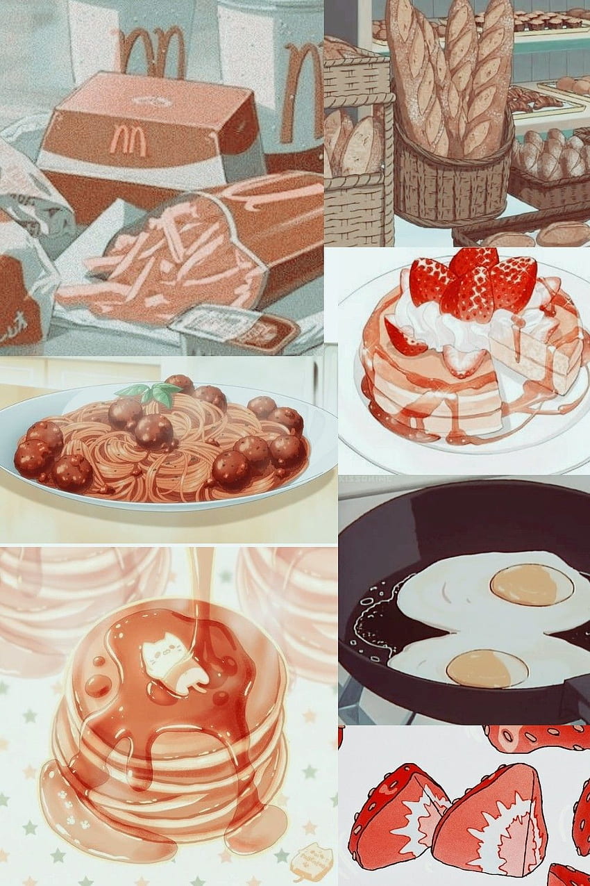 Anime Food Aesthetic Wallpapers  Wallpaper Cave