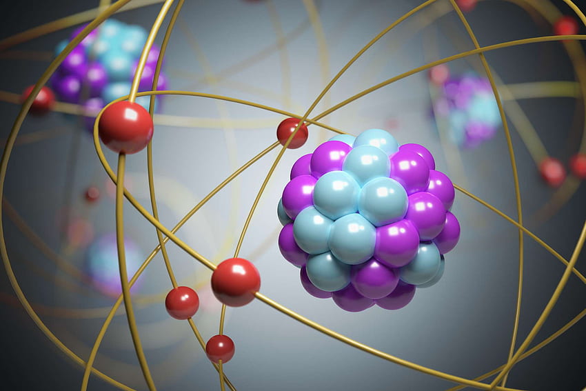 Eine kurze Geschichte der Atomtheorie, Atome und Moleküle HD-Hintergrundbild