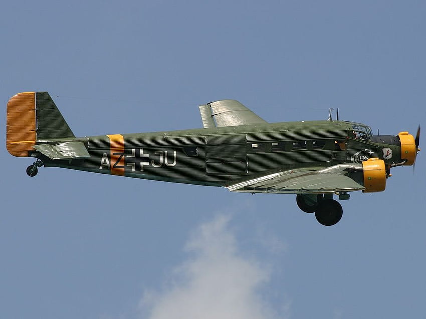 Юнкерс Ju-52, Втората световна война, германските военновъздушни сили, luftwaffe, junkers ju 52 HD тапет
